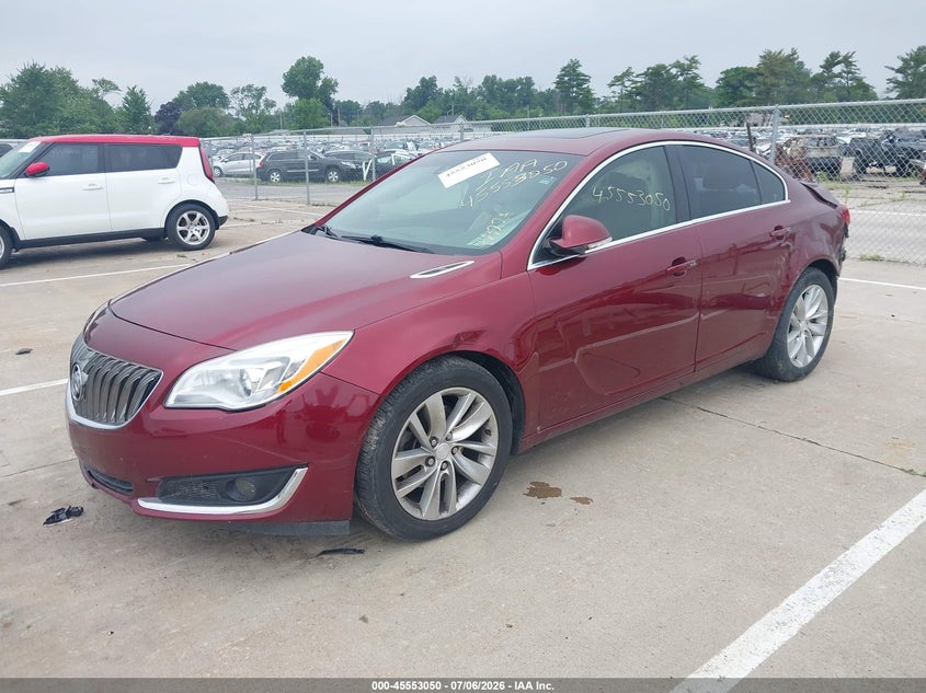 Vin: 2g4gs5gx6g9193131, lot: 46051361, buick regal turbo premium ii 20162