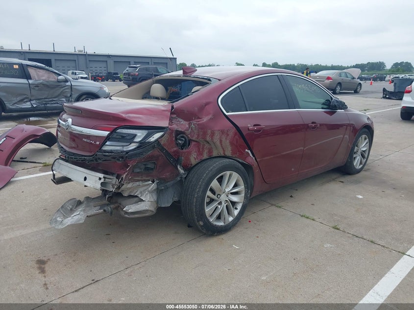 Vin: 2g4gs5gx6g9193131, lot: 46051361, buick regal turbo premium ii 20164