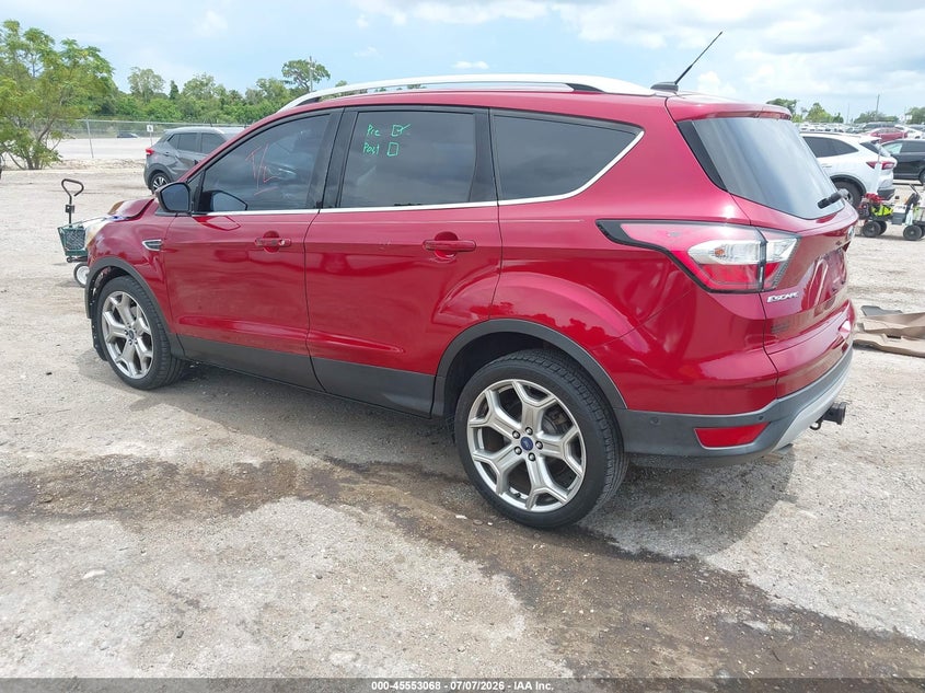Vin: 1fmcu0j94hue01792, lot: 46051379, ford escape titanium 20173