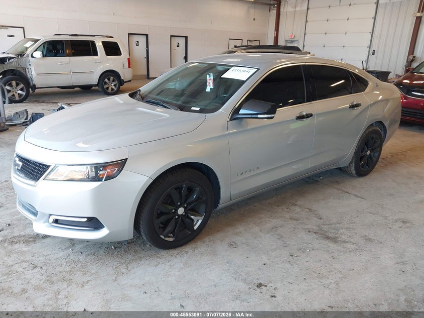 2018 Chevrolet Impala, Left & Right Side, IAAI, VIN 2G1105S38J9139155 — photo 2