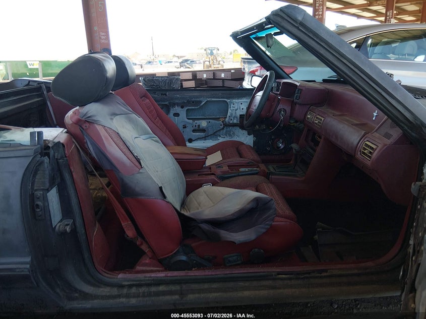 1993 FORD MUSTANG CABRIO 2.3L I4 FI OHV F