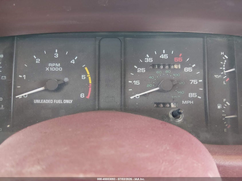 1993 FORD MUSTANG CABRIO 2.3L I4 FI OHV F