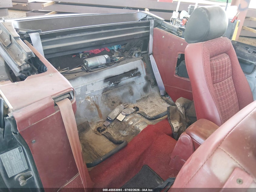 1993 FORD MUSTANG CABRIO 2.3L I4 FI OHV F