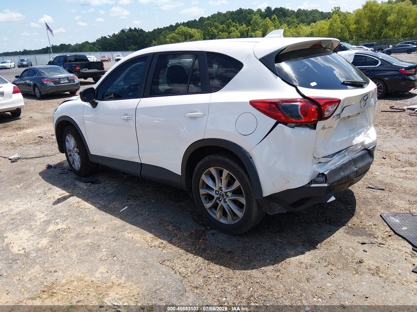 Vin: jm3ke4dy1f0483564, lot: 46051418, mazda cx-5 grand touring 20153