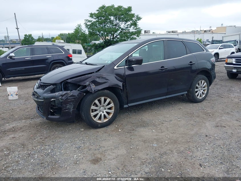 Vin: jm3er2bm2b0371095, lot: 46051421, mazda cx-7 i sport 20112
