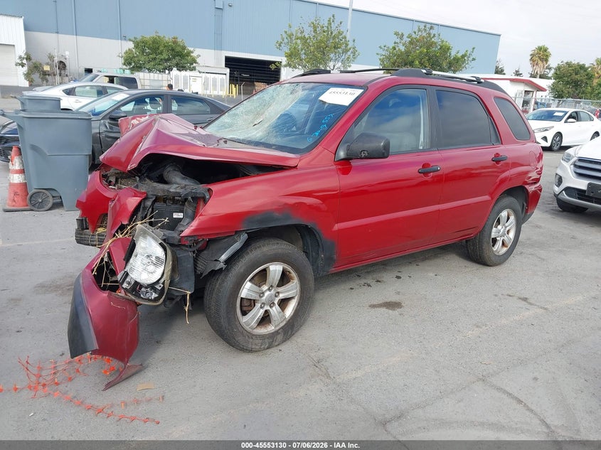 Vin: kndkg3a48a7691777, lot: 46051441, kia sportage lx 20102