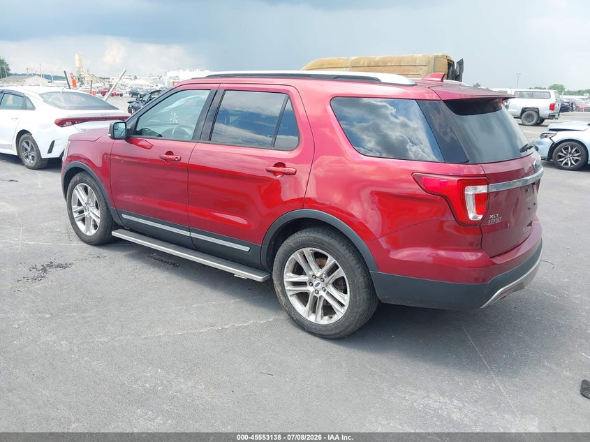 Vin: 1fm5k8d81hga22506, lot: 46051449, ford explorer xlt 20173