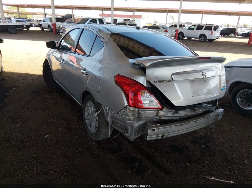 Vin: 3n1cn7ap8jl824497, lot: 46051451, nissan versa 1.6 sv 20183