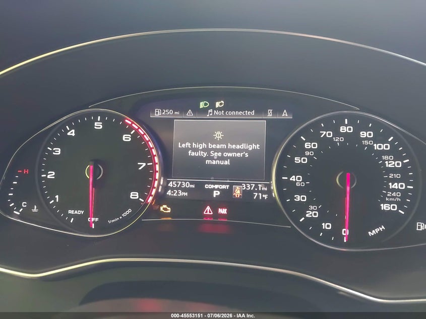 2019 AUDI A6 auction photo 7