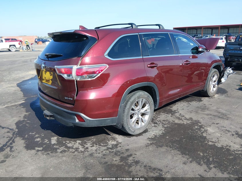 Vin: 5tdbkrfh2gs337099, lot: 46051480, toyota highlander le plus v6 20164