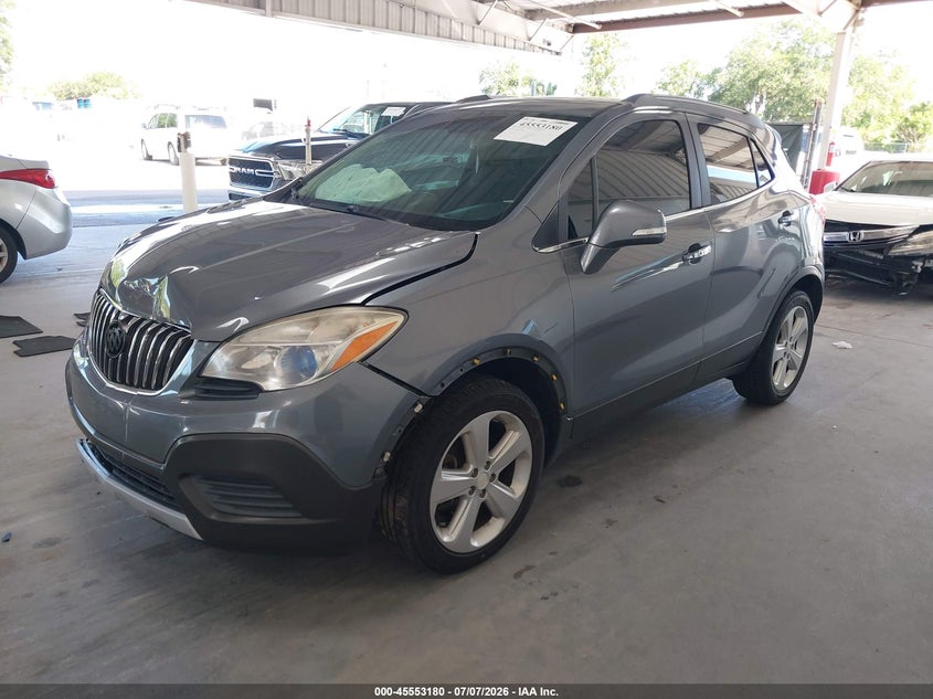 Vin: kl4cjasbxfb183719, lot: 46051491, buick encore 20152