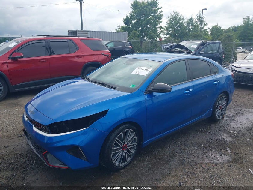Vin: 3kpf44ac3ne424267, lot: 46051495, kia forte gt 20222