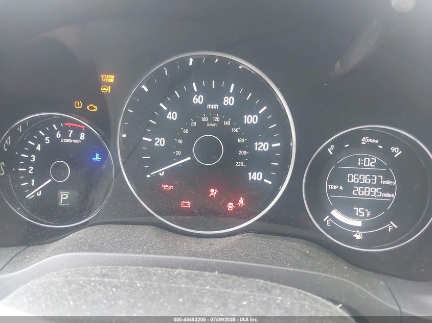 2017 HONDA HR-V auction photo 7