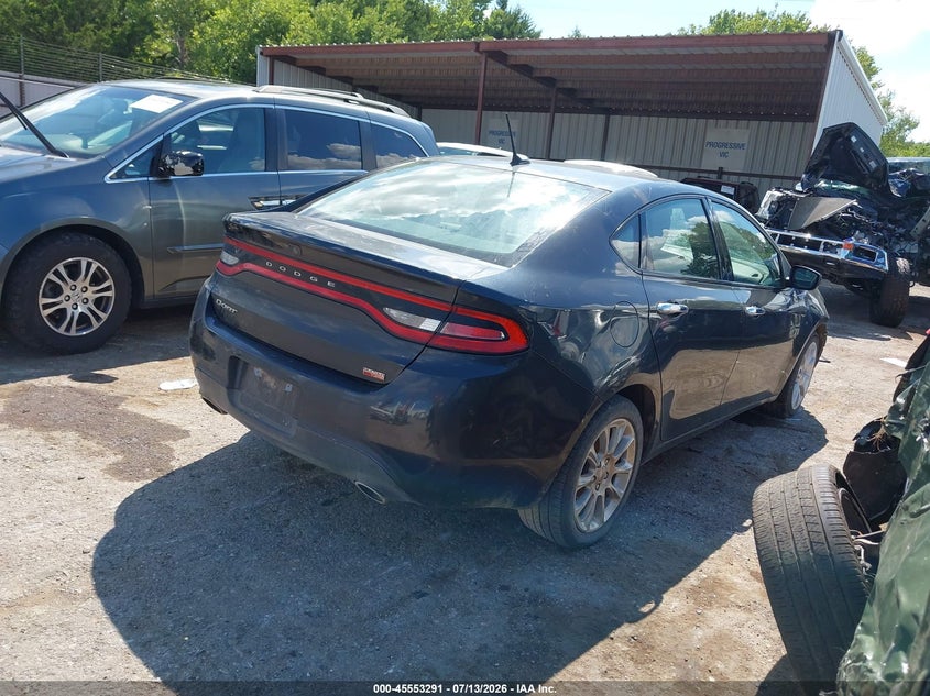 Vin: 1c3cdfch1dd199441, lot: 46051602, dodge dart limited 20134