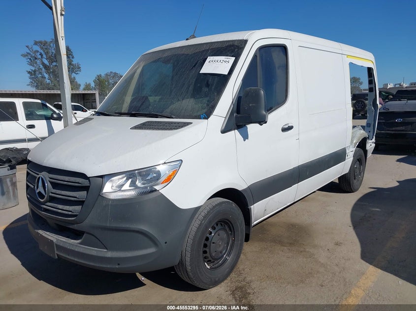 Vin: w1y4kbhy5st222600, lot: 46051606, mercedes-benz sprinter 2500 standard roof 4-cyl diesel 20252