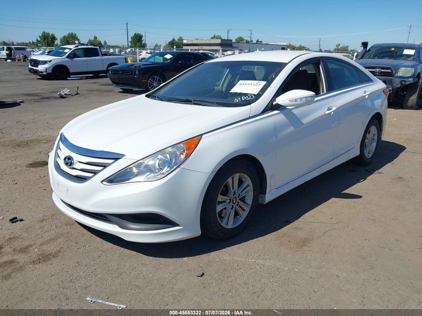 2014 HYUNDAI SONATA SEDAN 2.4L I-4 DI, DOHC, VVT, 190HP