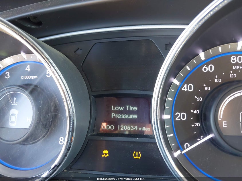 2014 HYUNDAI SONATA SEDAN 2.4L I-4 DI, DOHC, VVT, 190HP