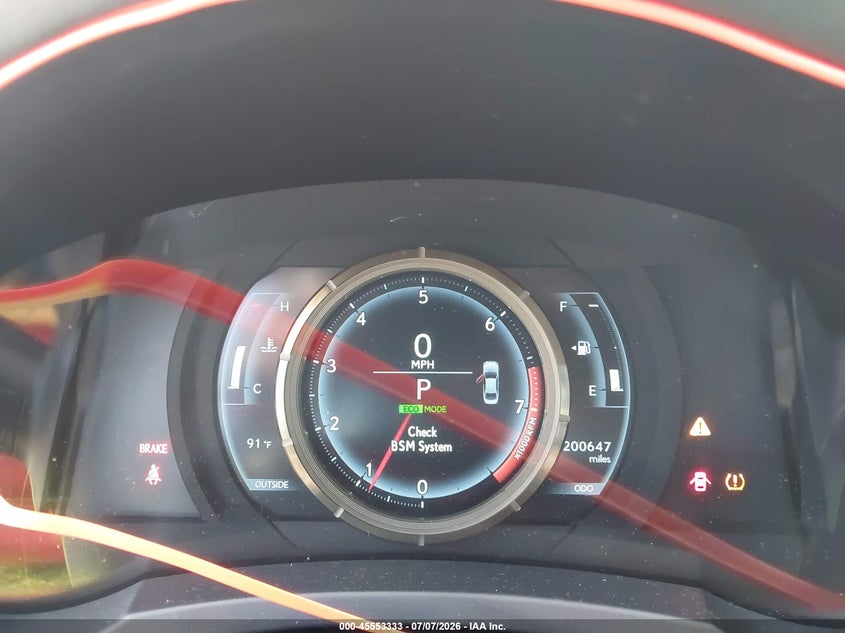 2014 LEXUS IS 350 auction photo 7