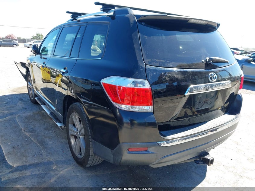 Vin: 5tdyk3eh1bs037829, lot: 46051670, toyota highlander limited v6 20113