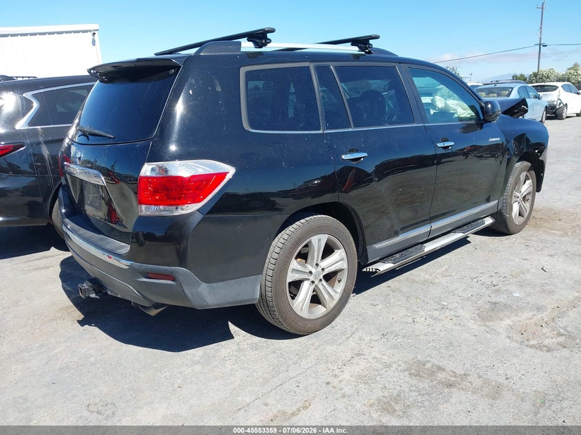 Vin: 5tdyk3eh1bs037829, lot: 46051670, toyota highlander limited v6 20114