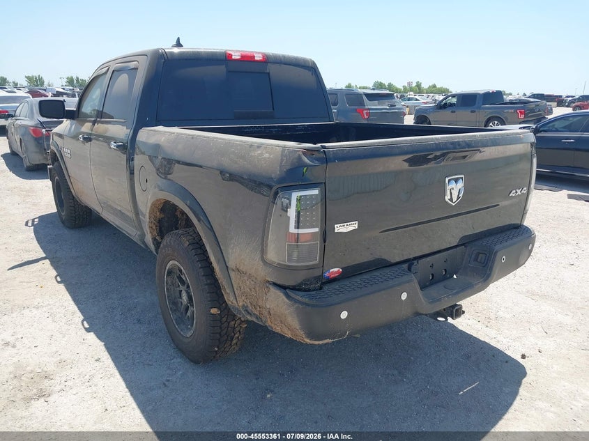 Vin: 1c6rr7nm6hs882851, lot: 46051672, ram 1500 laramie  4x4 5'7 box 20173