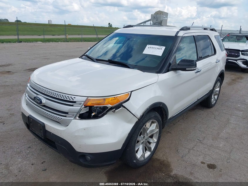 2014 Ford Explorer, Левый перёд, IAAI, VIN 1FM5K8D87EGC46603 — фото 2