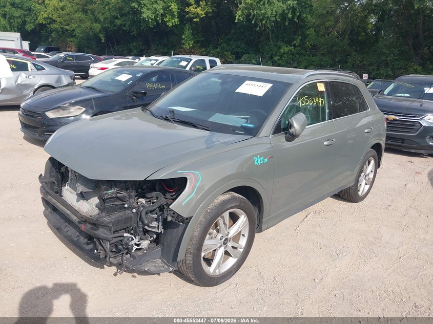 Vin: wa1decf35n1138912, lot: 46051758, audi q3 premium 45 tfsi s line quattro tiptronic 20222