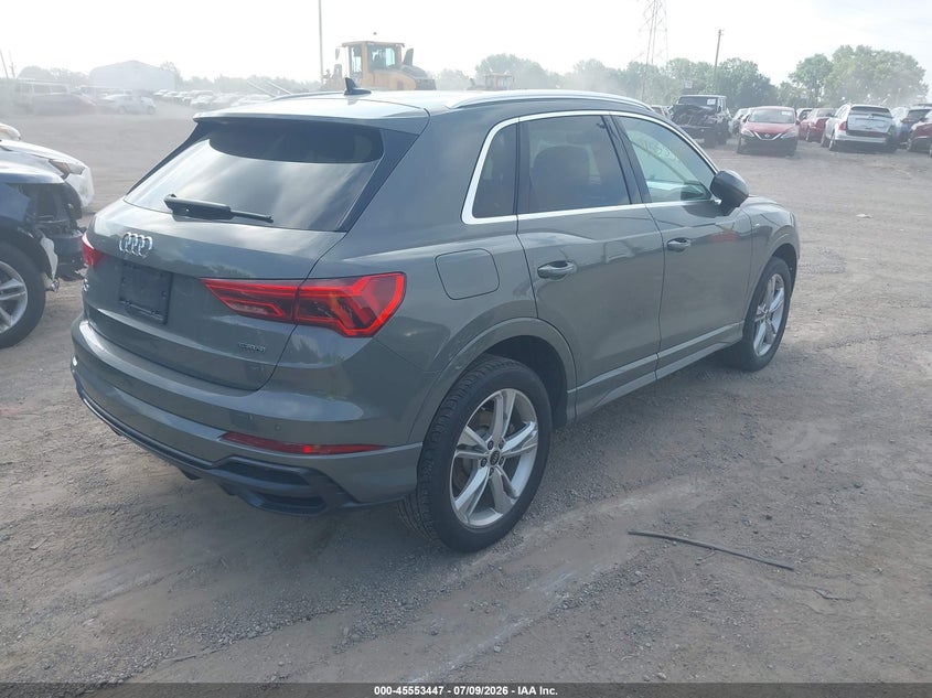 Vin: wa1decf35n1138912, lot: 46051758, audi q3 premium 45 tfsi s line quattro tiptronic 20224