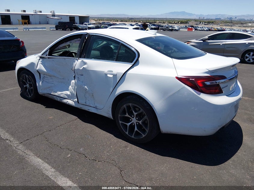 Vin: 2g4gl5ex4h9110829, lot: 46051782, buick regal turbo sport touring 20173