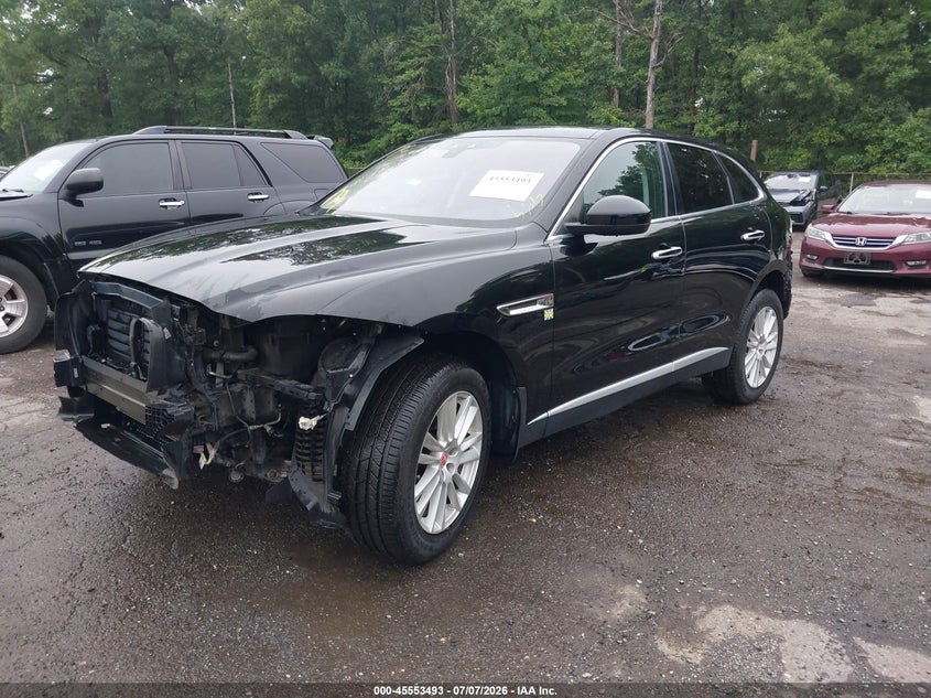 Vin: sadck2fxxja281361, lot: 46051804, jaguar f-pace 25t prestige 20182