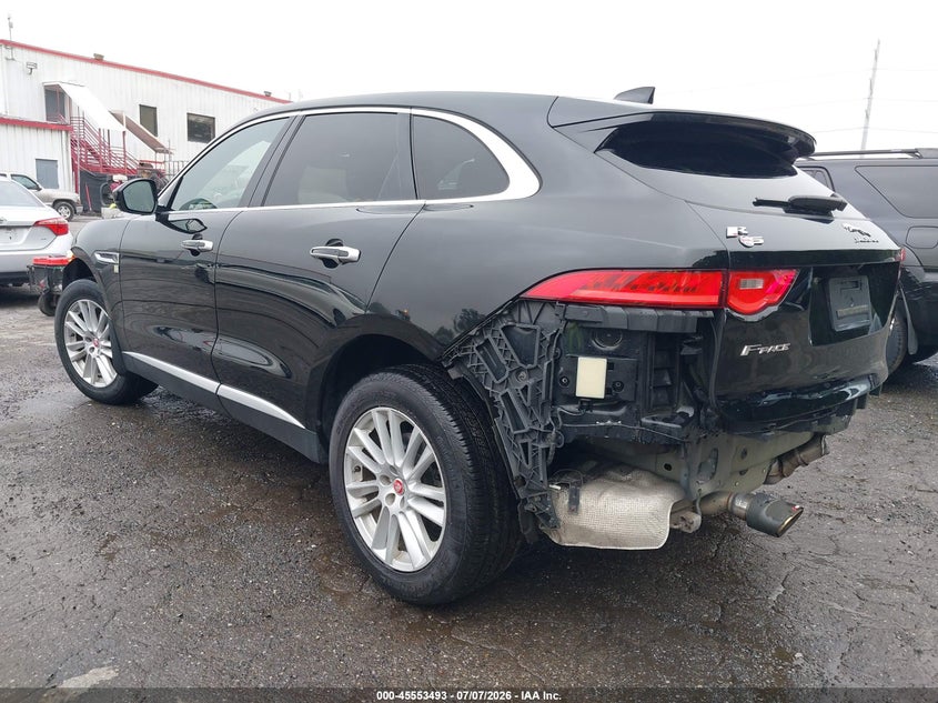 Vin: sadck2fxxja281361, lot: 46051804, jaguar f-pace 25t prestige 20183