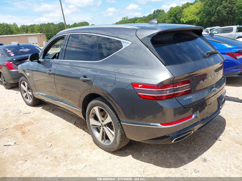 Vin: kmuhbdsbxmu049558, lot: 46051852, genesis gv80 2.5t awd 20213