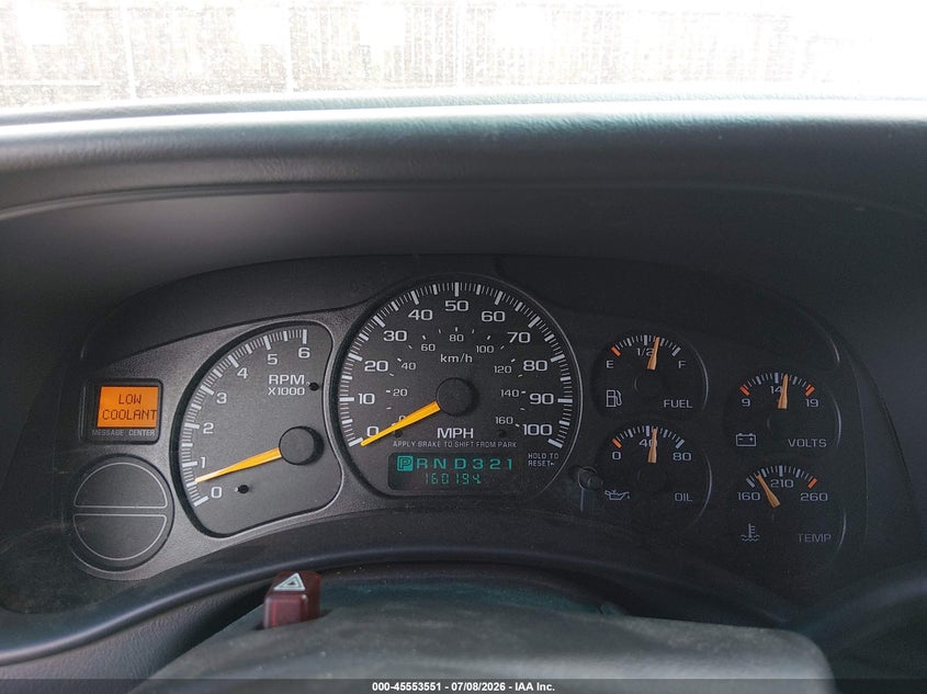 2001 CHEVROLET SILVERADO PICKUP 5.3L V-8 285HP