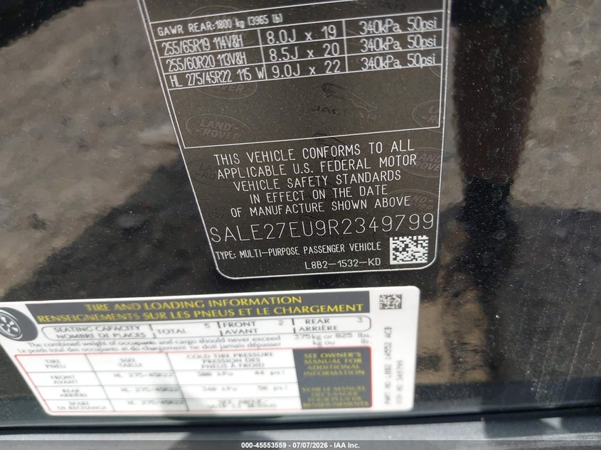 2024 Land Rover Defender 110 P400 X-Dynamic Se VIN: SALE27EU9R2349799 Lot: 45553559