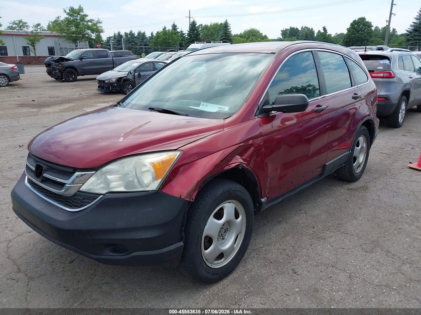 2010 Honda Cr-V Lx 5J6RE3H36AL027349 photo 1