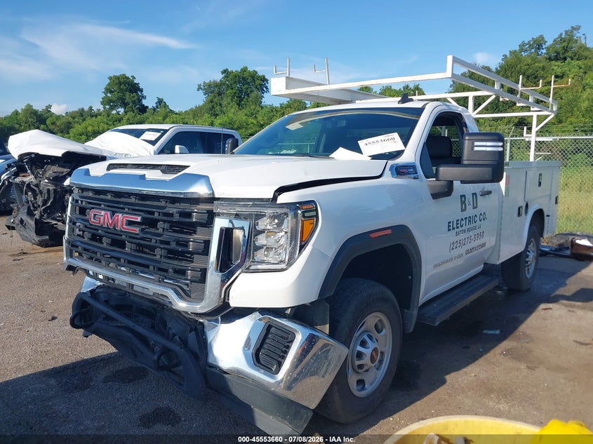 2020 GMC Sierra, Front End, IAAI, VIN 1GD08LE74LF302842 — photo 2