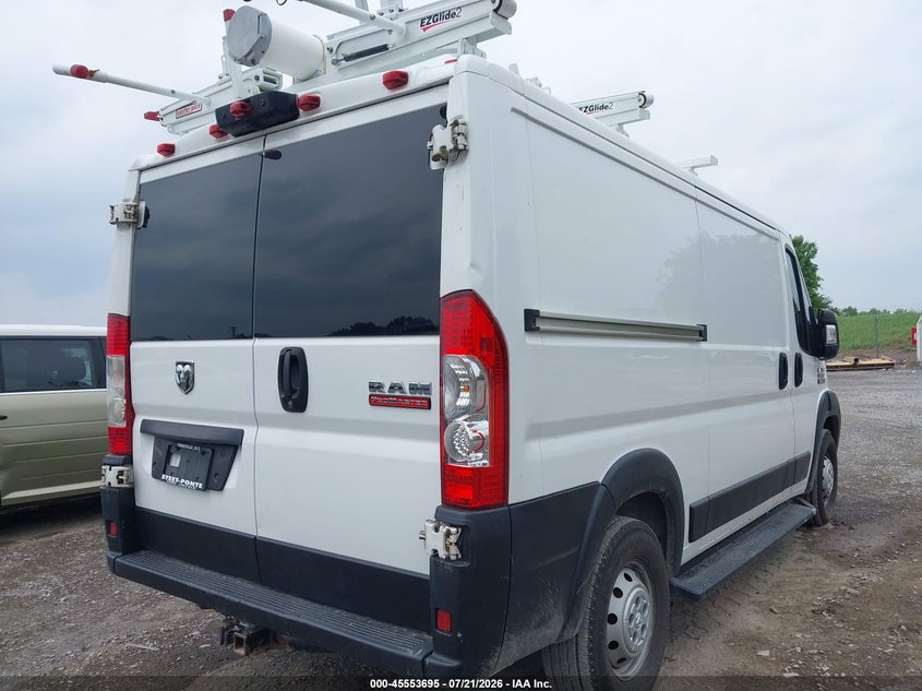 Vin: 3c6trvag9ke514121, lot: 46052006, ram promaster 1500 low roof 136 wb 20194