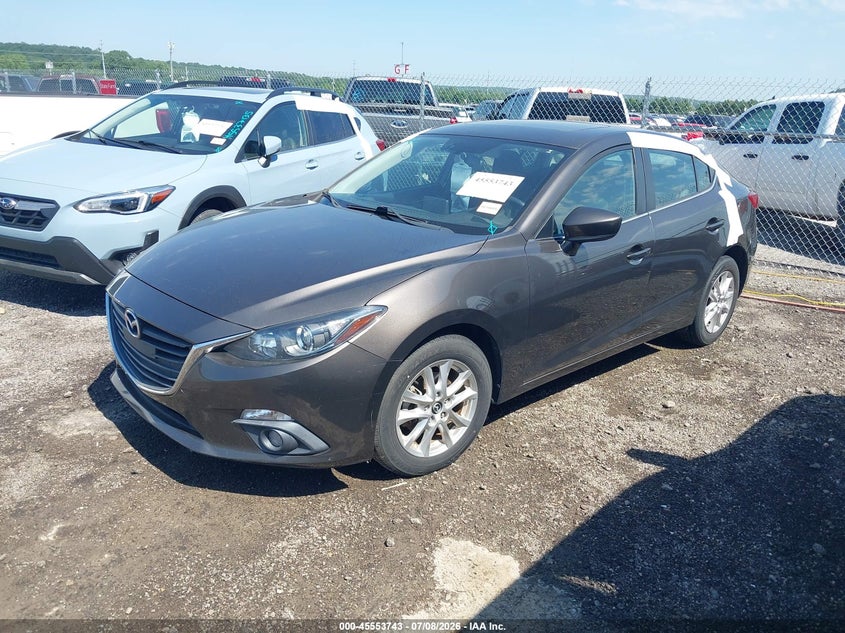 Vin: 3mzbm1w7xgm305517, lot: 46052054, mazda mazda3 i touring 20162