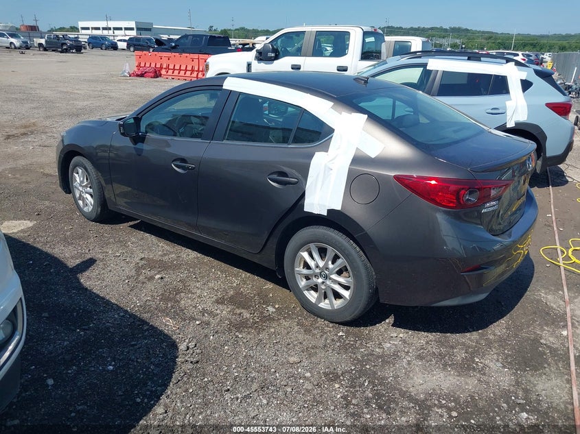 Vin: 3mzbm1w7xgm305517, lot: 46052054, mazda mazda3 i touring 20163