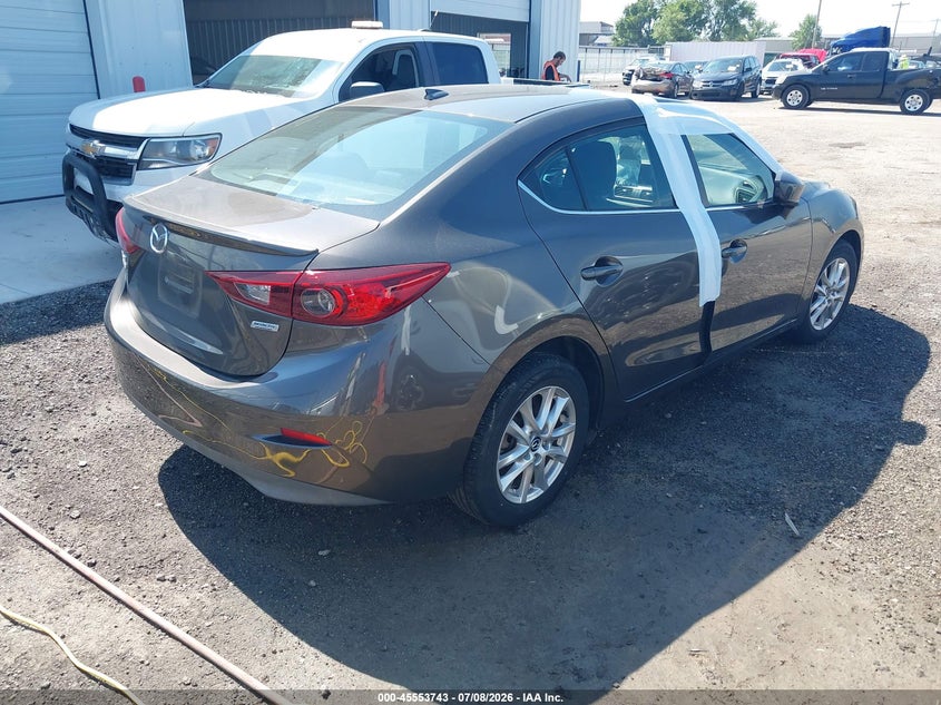 Vin: 3mzbm1w7xgm305517, lot: 46052054, mazda mazda3 i touring 20164