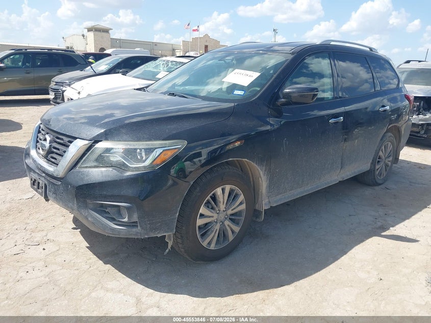 2017 Nissan Pathfinder, Удар спереди, IAAI, VIN 5N1DR2MN5HC639067 — фото 2