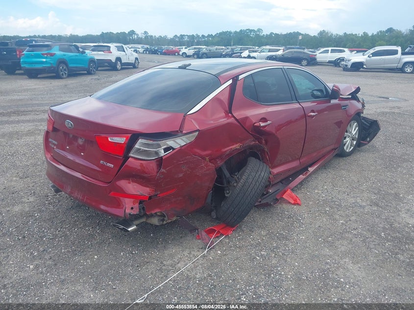 Vin: 5xxgn4a76eg339001, lot: 46052165, kia optima ex 20144