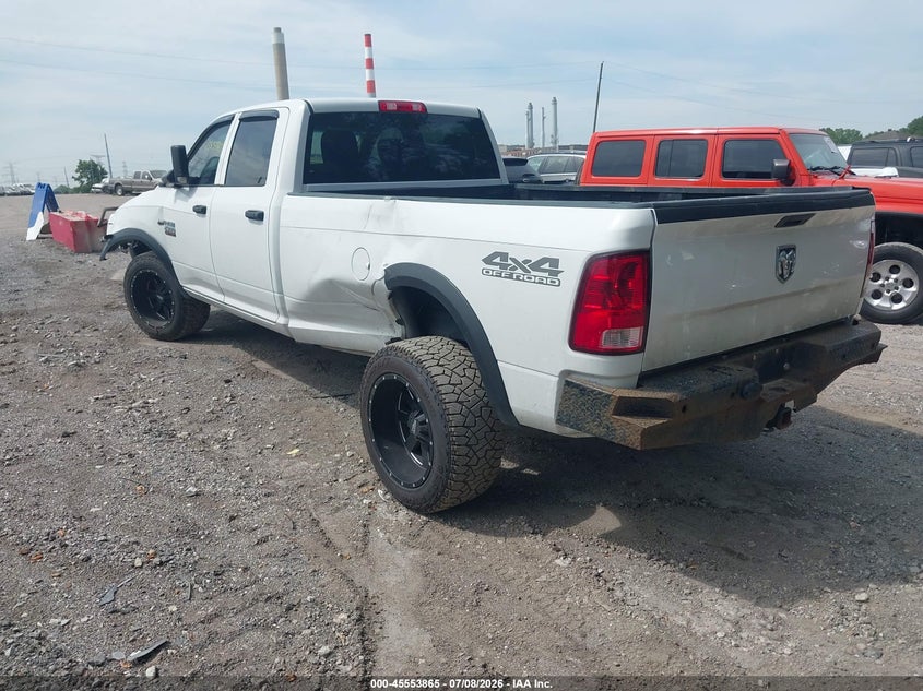 Vin: 3c6ur5hj7hg502228, lot: 46052176, ram 2500 tradesman  4x4 8' box 20173