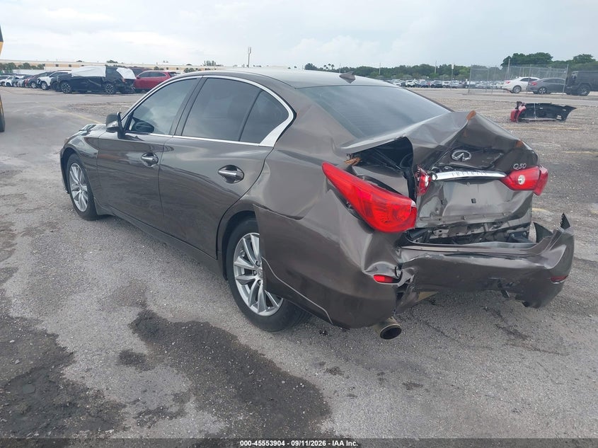 Vin: jn1bv7ap2em673793, lot: 46052216, infiniti q50 premium 20143