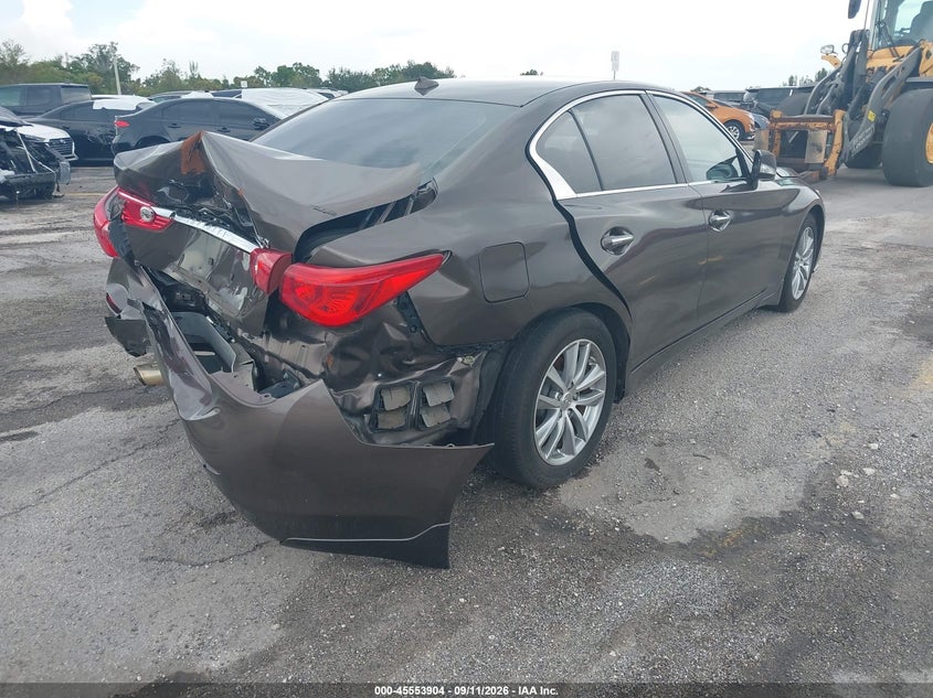 Vin: jn1bv7ap2em673793, lot: 46052216, infiniti q50 premium 20144