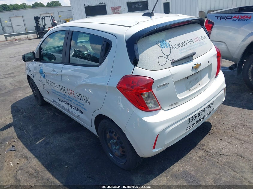 2021 Chevrolet Spark Fwd Ls Automatic VIN: KL8CB6SA2MC728495 Lot: 45553941