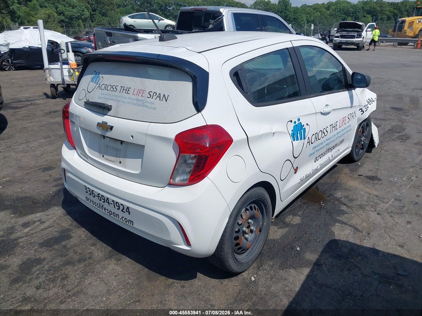 2021 Chevrolet Spark Fwd Ls Automatic VIN: KL8CB6SA2MC728495 Lot: 45553941