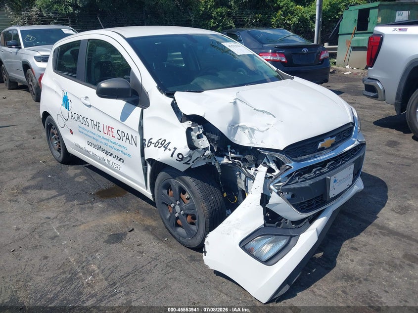 2021 Chevrolet Spark Fwd Ls Automatic VIN: KL8CB6SA2MC728495 Lot: 45553941