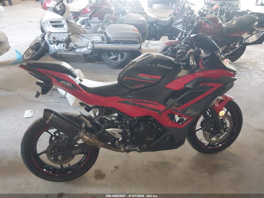 2025 Kawasaki Ex500 VIN: ML5EXGG10SDA71894 Lot: 45553957