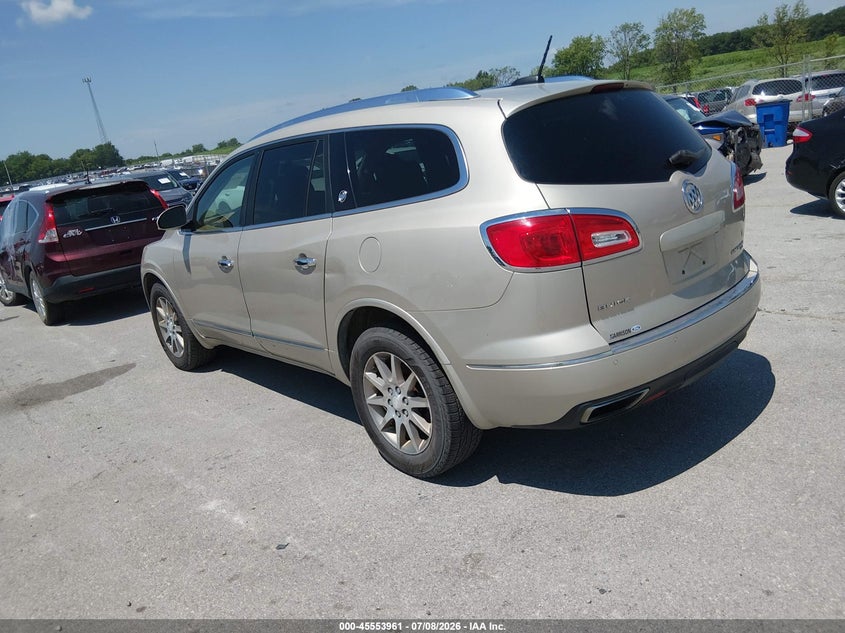 Vin: 5gakvbkd9gj109648, lot: 46052272, buick enclave leather 20163